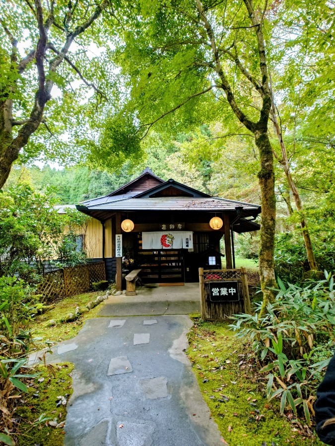 熊本県小国町そば街道『花郷庵』